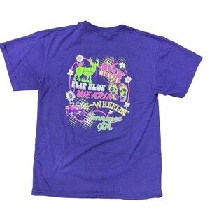 Fruit of the Loom Tennesee Girl Purple T-Shirt Size Medium Buck flip flop 4wheel